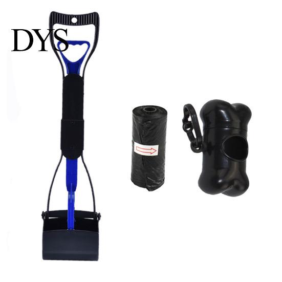Large And Medium Dog Waste Scooper Pooper Scooper, Portable Pet Cleanup Tool with 20 Bags, Outdoor Carry Case, Foldable for Yard, Lawn, Use