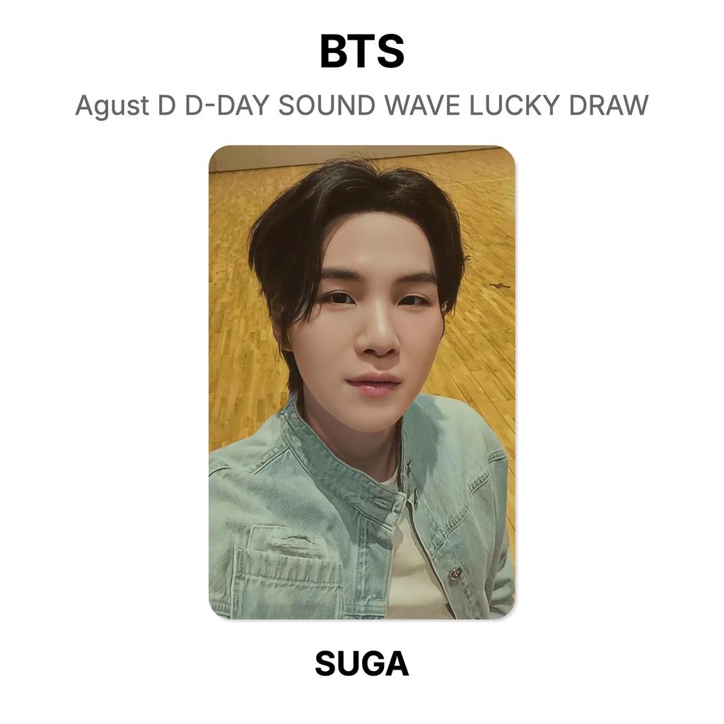 BTS Agust D D-DAY SOUND WAVE LUCKY DRAW Official Photocard