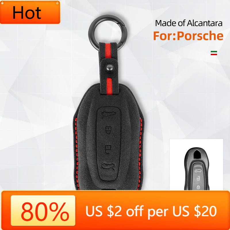 Interior Mouldings For Porsche Panamera Spyder Carrera 911 970 981 991 Macan Cayman Cayenne Car Key Case Protector Accessories K
