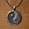 Men's Vintage Tai Chi Yin Yang Symbol Necklace, Handmade Pendant Necklace, Jewelry, Birthday Gift.