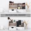 PU Leather Desk Organizer Pencil Holder Office Supplies Caddy Stationery Holder for Home School and Office Supplies