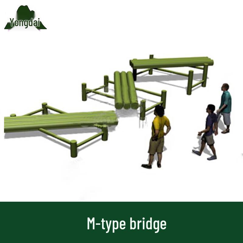 Yongdai M-Shaped Obstacle Course Training Bridge