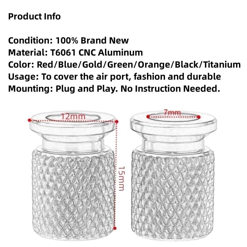2PCS For SYM Maxsym 400I 600I TL500 TL508 Jetx Jet X 125 150 Fiddle 2 3 4 Wheel Tyre Valve Cover Caps Stem Plug Accessories