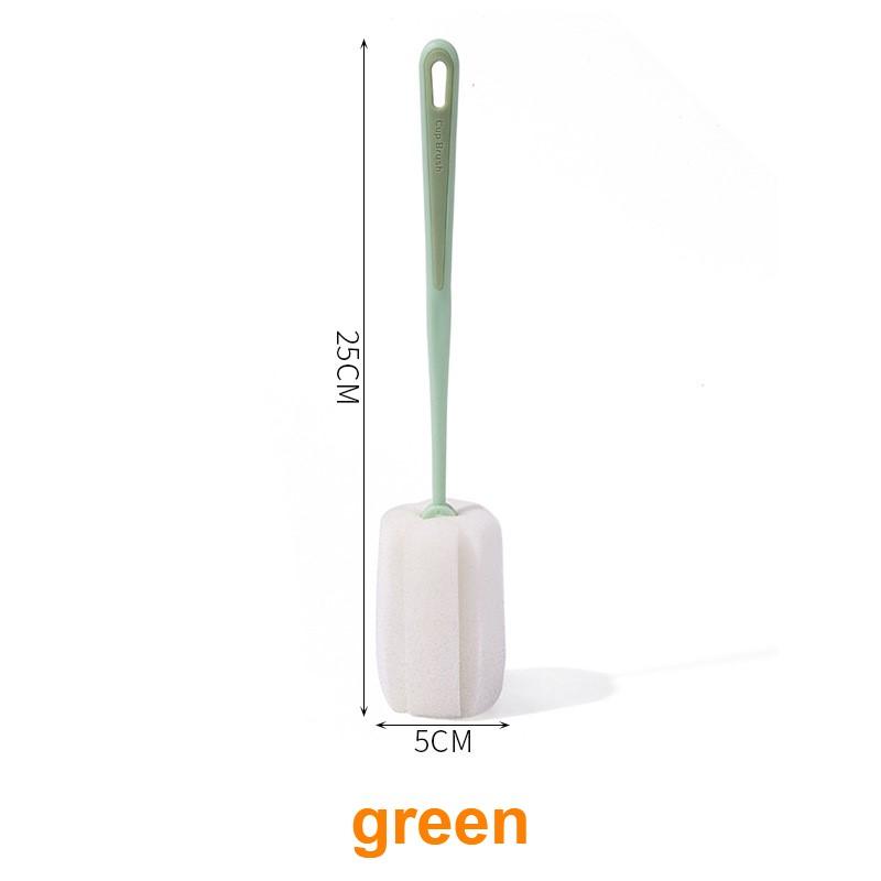 2874 Cup Scrub Brush Bottle Wine Cup  Kettle Cup Clean Long Handle Wash Bottle Brush Remove Coffee Tea Stains Sponge Brush