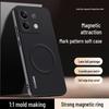 Redmi Note 13 Pro Anti-Drop Full-Cover Magnetverschluss Hülle mit texturiertem Design