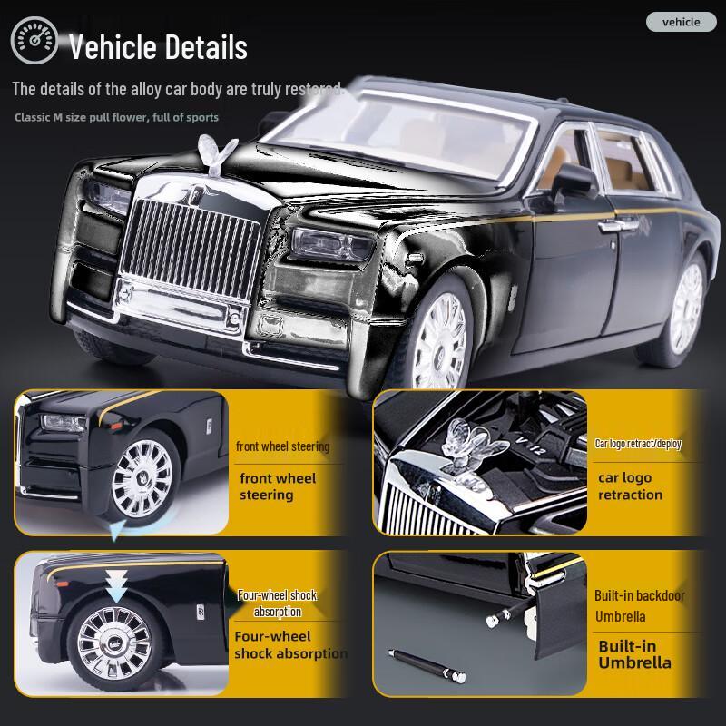Rolls-Royce Phantom Alloy Toy Car Model