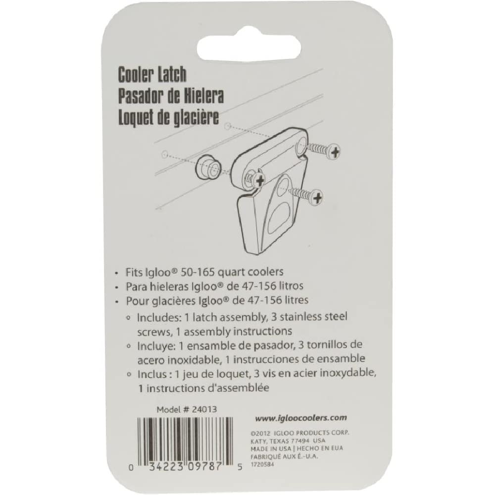 Igloo Igloo Cooler Box Replacement Part Standard Plastic Latch 00024013