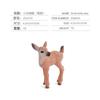 Children'S Cognitive Forest Series Animal Model, Simulated White-Tailed Deer 6-Piece Christmas Ornament Toy