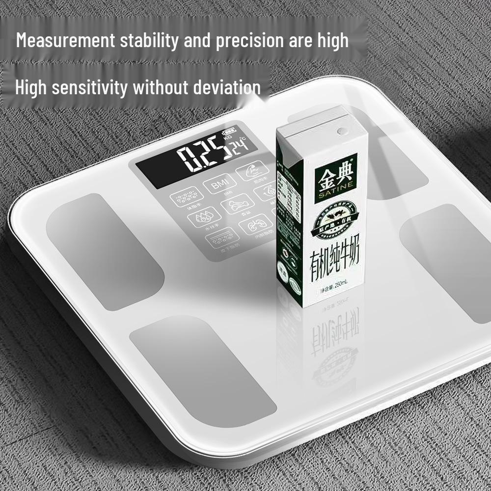 Rechargeable Bluetooth Body Fat Scale with App - Accurate Home Weight Scale