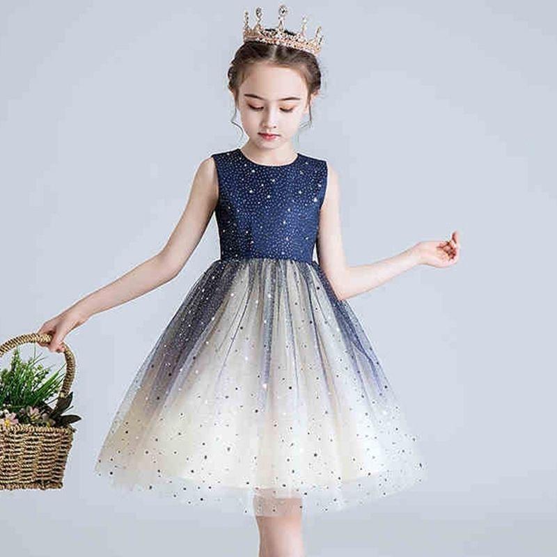 Girls' Dresses Spring and Summer Dresses Fluffy Dresses Girls' Mesh Princess Dresses Children's Dresses Performance Costumes