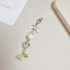 Bow Bead Phone Chain Anti-loss Cell Phone Strap Mobile Accessories Mobile Phone Lanyard  Woman Girl
