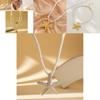 Stylish Geometric Starfish Necklace With Alloy Shell Pendant For Women In 2024