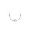 Simple Design Pearl Necklace Temperament French Retro Hong Kong Style Decoration Fashionable Sweet Trendy