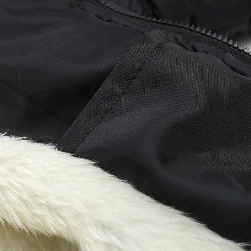 Men's Mid-Length Cotton Coat for Seniors – Warm, Thickened, Plus Velvet Jacket