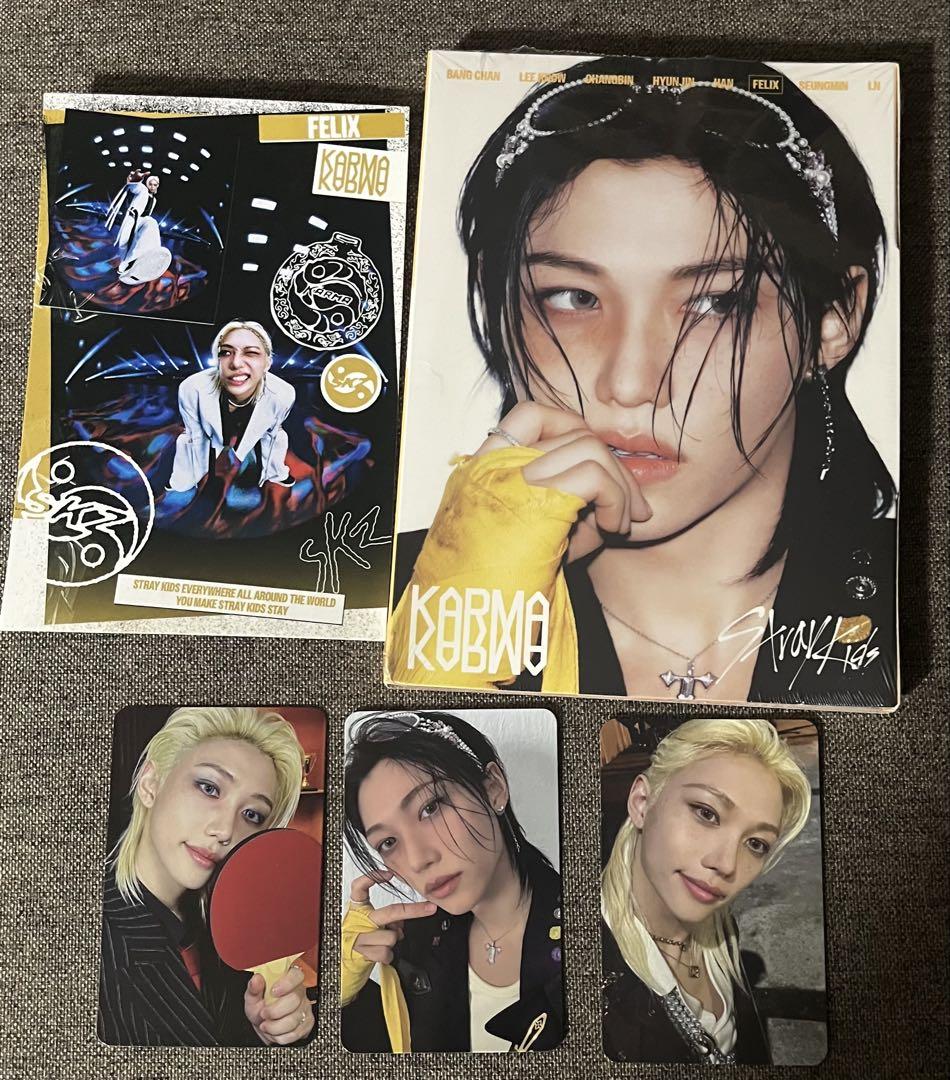 

[USED] Stray Kids Felix Meks Accordion Trading Card Set