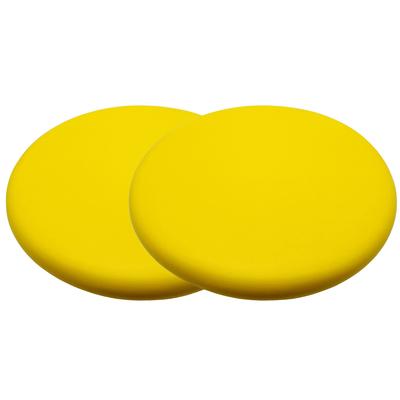 APOSITV Flying Soft Rubber Simple Safe for Outdoor Use Yellow Discs, Discs, Colors, Lightweight, Soft, (2 Discs)