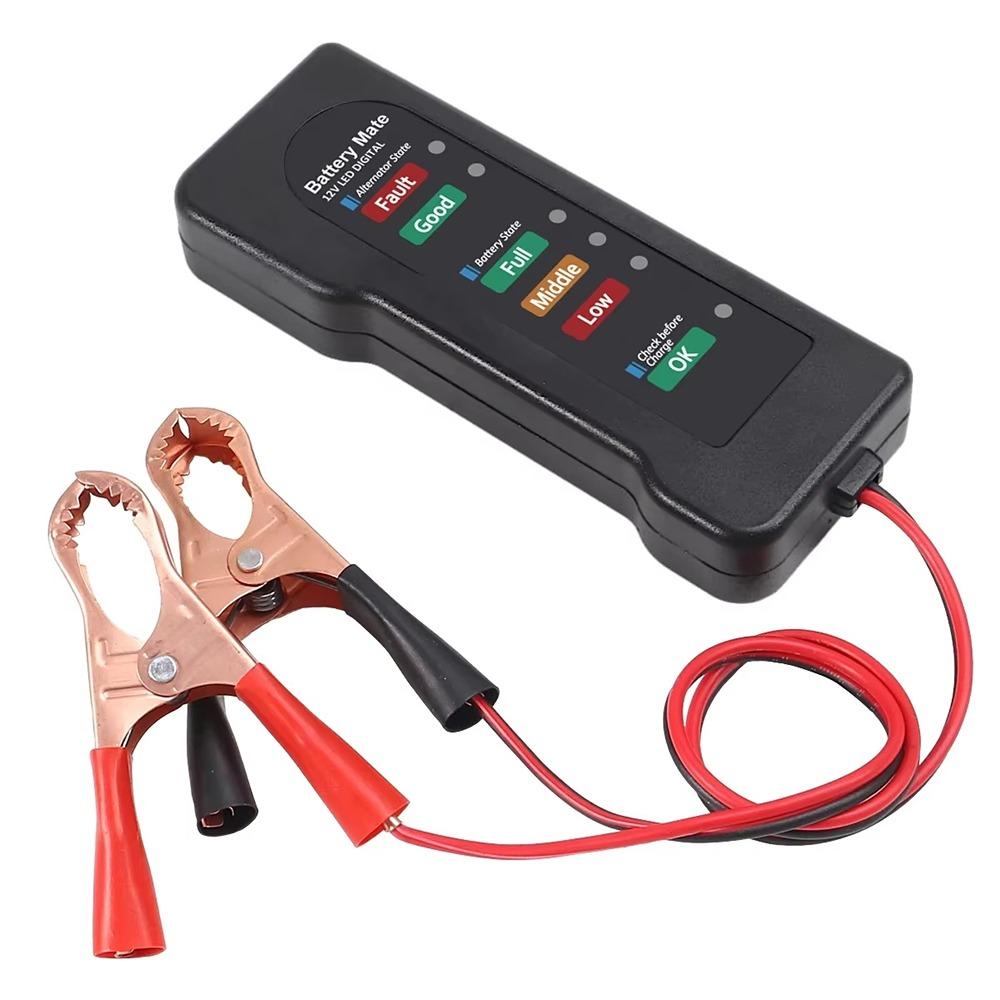 

1Pcs 12V Battery Level Alternator Tester Battery Checker Automobile Motorcycle