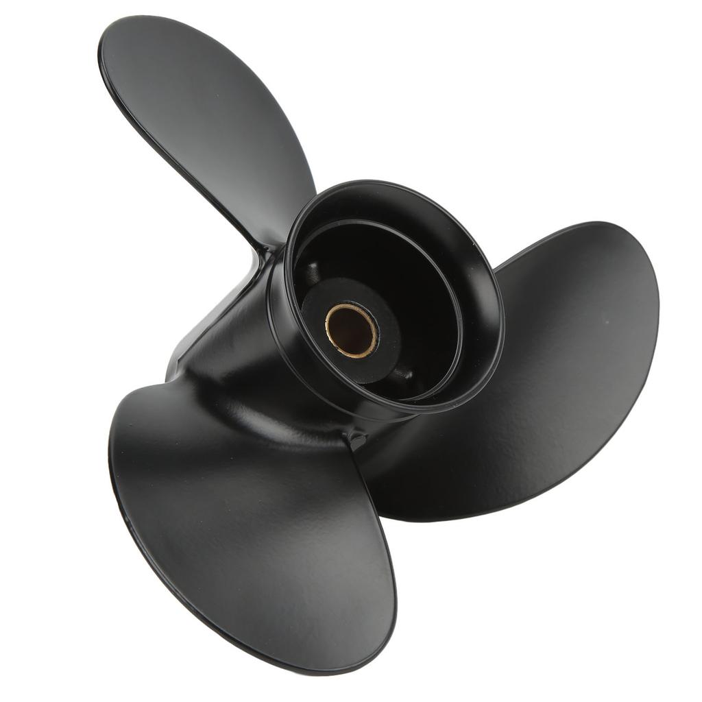 Boat Motor 3 Blades Propeller 10 Splines Teeth Aluminum Alloy 6E5‑45947‑00‑EL for 8‑9.8HP 2 4 Stroke Outboard Engines