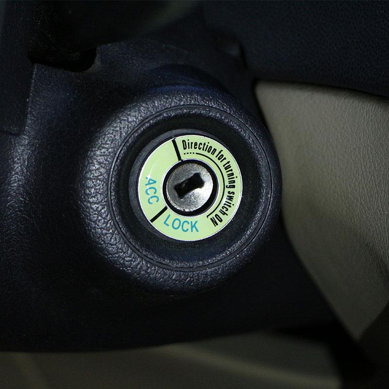 Car Ignition Key Ring Cover Decorative Trim Sticker for Peugeot 2008 308 301 307 408 508 407 3008 208 Citroen Accessories