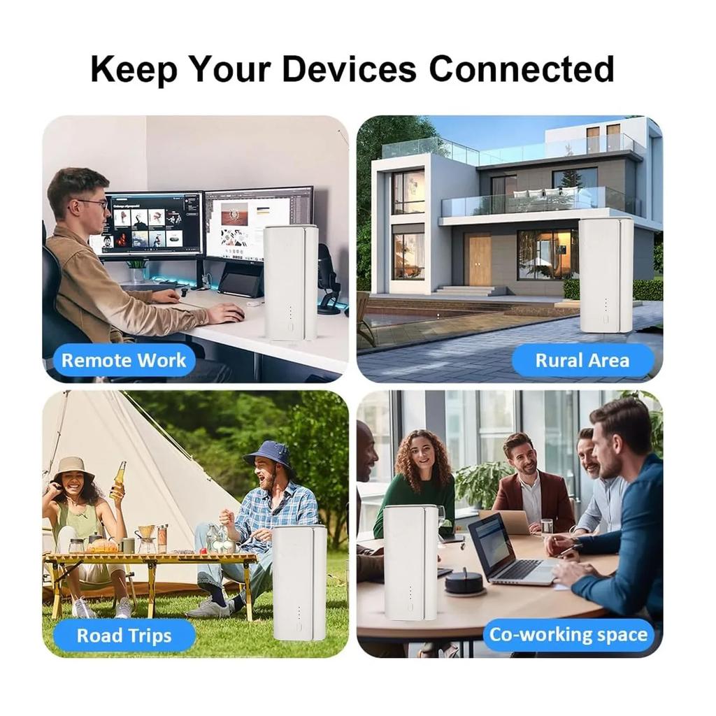 Dual Band WiFi 6 Router Small SIM Card Slot Support for NSA SA 5G CPE Router Efficient Heat Dissipation for Game Entertainment