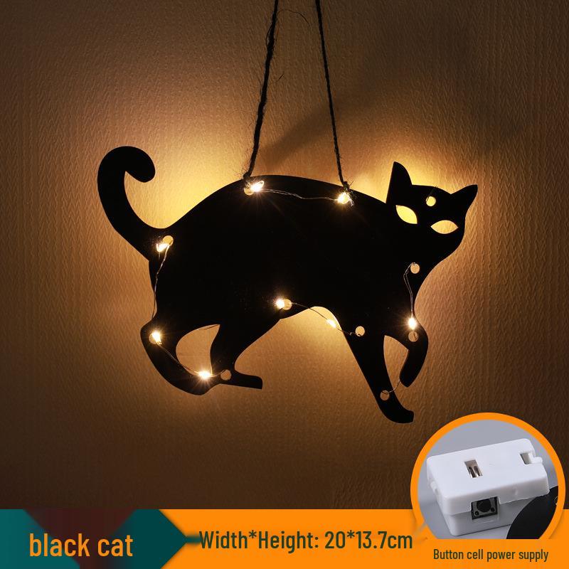 Halloween LED Spider & Bat 3D Wall Stickers - Luminous Ghost Festival Party Lights