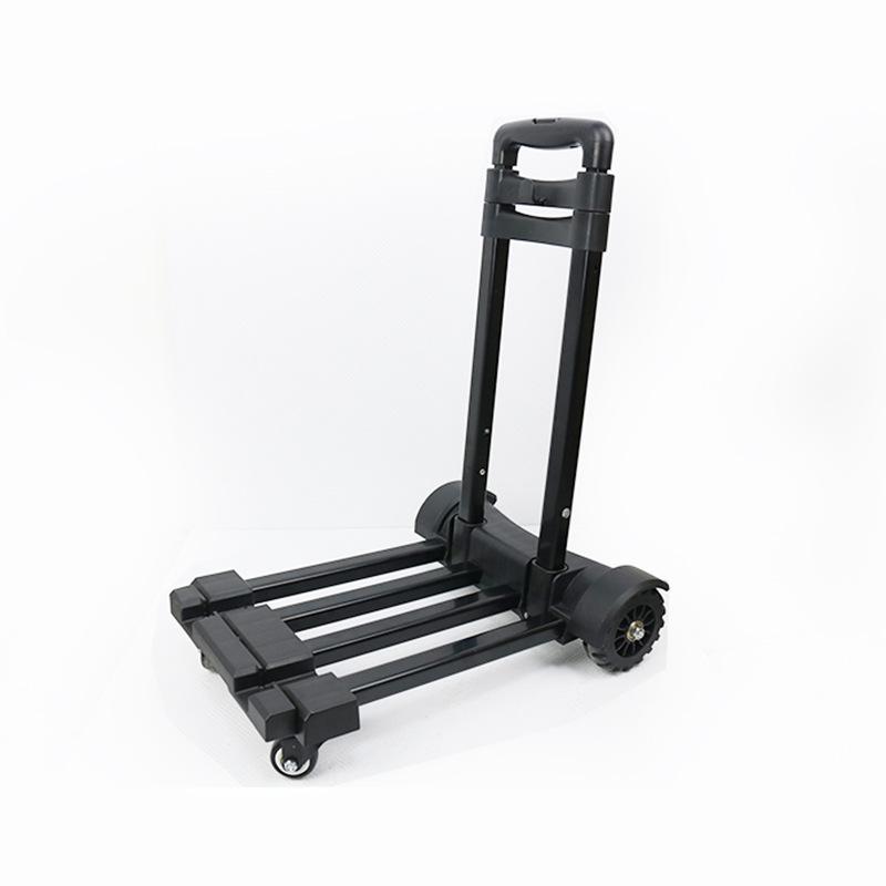 Kompakter Faltwagen mit versenkbaren Rädern - Tragbarer Einkaufs- und Transportwagen