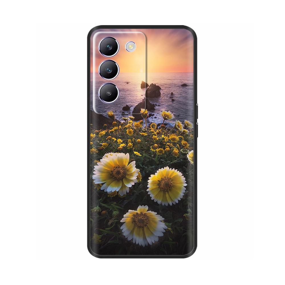 Shockproof Cover For Vivo V40 SE 5G T3 Y200e 5G V40SE Animal Painted Phone Back Cover Soft Silicone Case For Vivo T3 V40 SE Capa