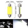 2PCS White Cob 12Led Festoon Dome Lights Reading Lamp 31mm 36mm 39mm 41mm C5W C10W Auto Led Door Backup Bulb Tail Bulbs DC 12V Trunk