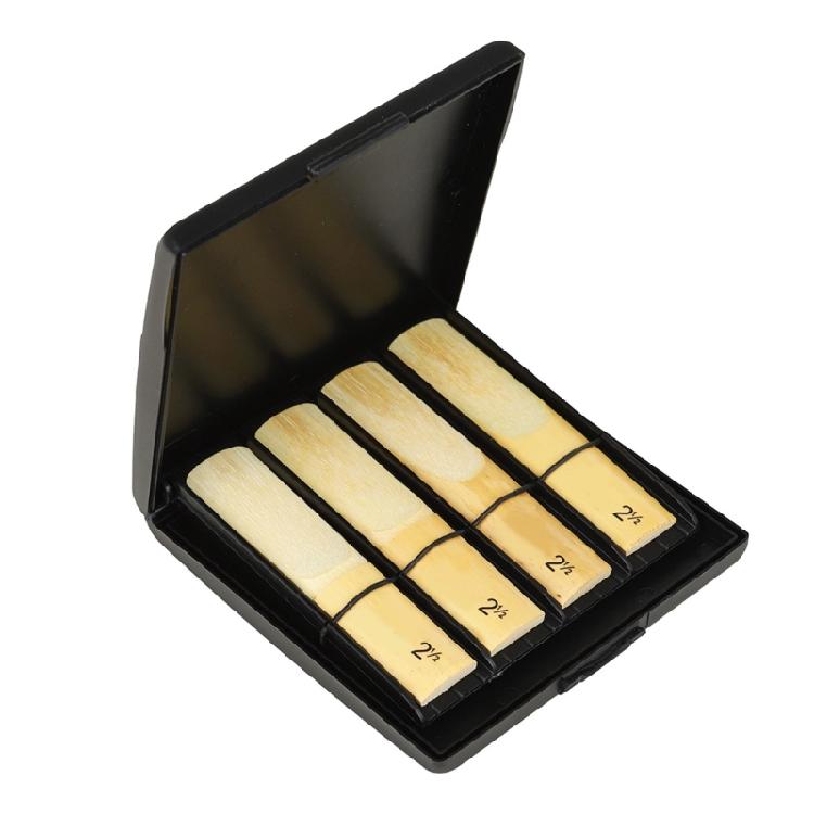 Saxophone Reed Box Portable Sax Reeds Container Woodwind Instrument Accessory