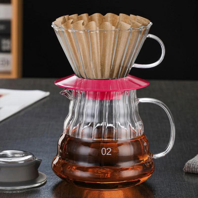 50PCS Disposable Coffee Filter Paper Cake Type Hand-brewed Coffee Filter Paper Espresso Coffee Paper Bowls