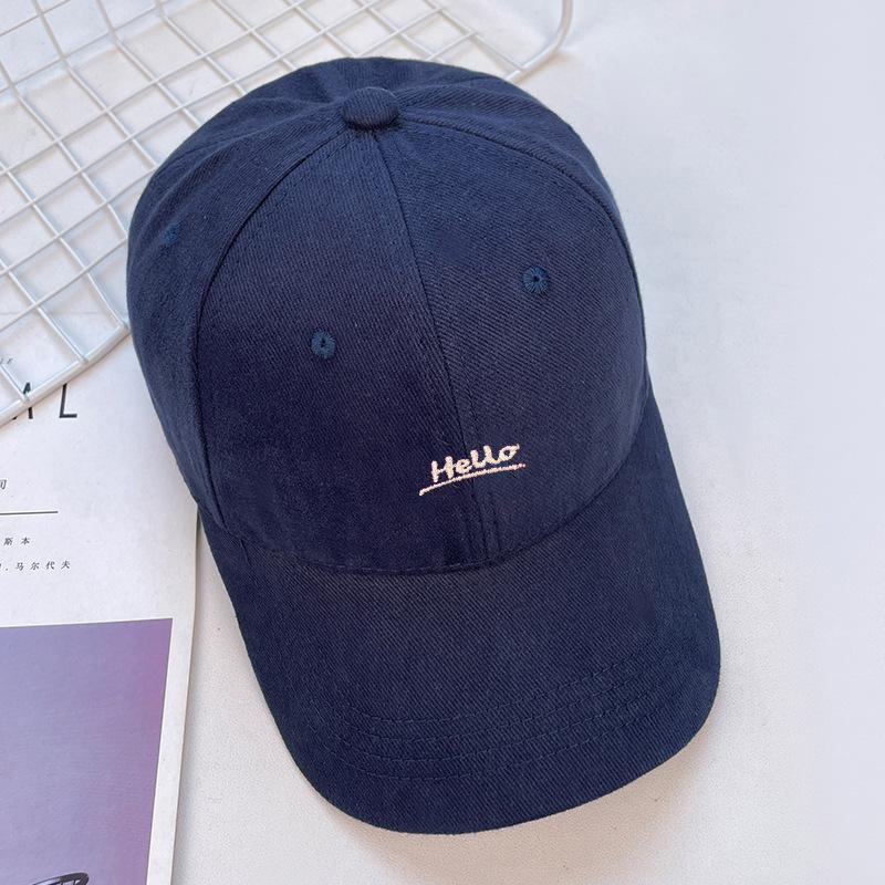 

Полированная шляпа для женщин в корейском стиле, с глубокой тульей, широкими полями, вышивкой и козырьком, осенне-зимняя, повседневная, универсальная, для защиты от солнца, бейсболка для мужчин 54-59cm