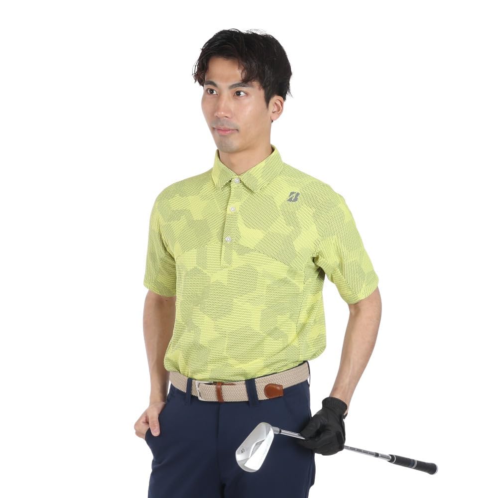 

Bridgestone Golf Retro Short Sleeve Shirt 3GA06A Men s YE