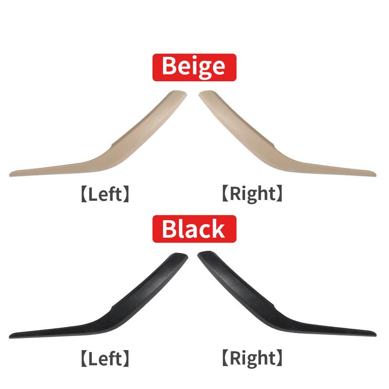 Left With Right Inner Door Handle Pull Panel Trim Black For BMW X1 E84 2009-2016 Car Inner Door Panel Handle Left Right Cover