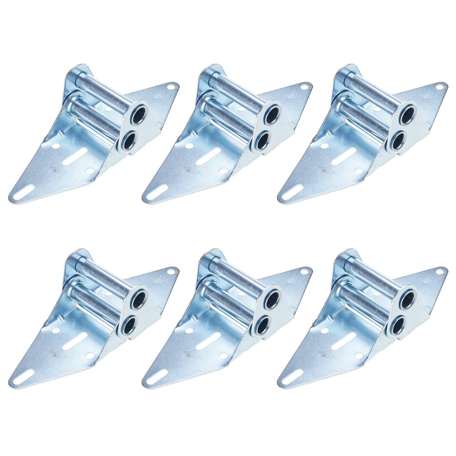 

Упаковка из 6 портативных петель для гаражных ворот из нержавеющей стали, включает 8 винтов для прочного и высокопроизводительного ежедневного использования