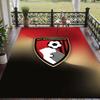 Soft Floor Carpet Bournemouth Football Pattern Area Rug Decorative Mat For Home Room Decoration