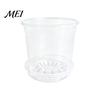 Plant Containers with Saucer Compatibility Clear Plastic Orchid Pot Saucer, Compression Resistant Basins Drainage Holes, Ventilated Flower for