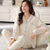 Spring and Autumn Women Can Wear Cotton Long-sleeved Pajamas 1011 New Autumn Women's Internet Celebrity Style Loungewear