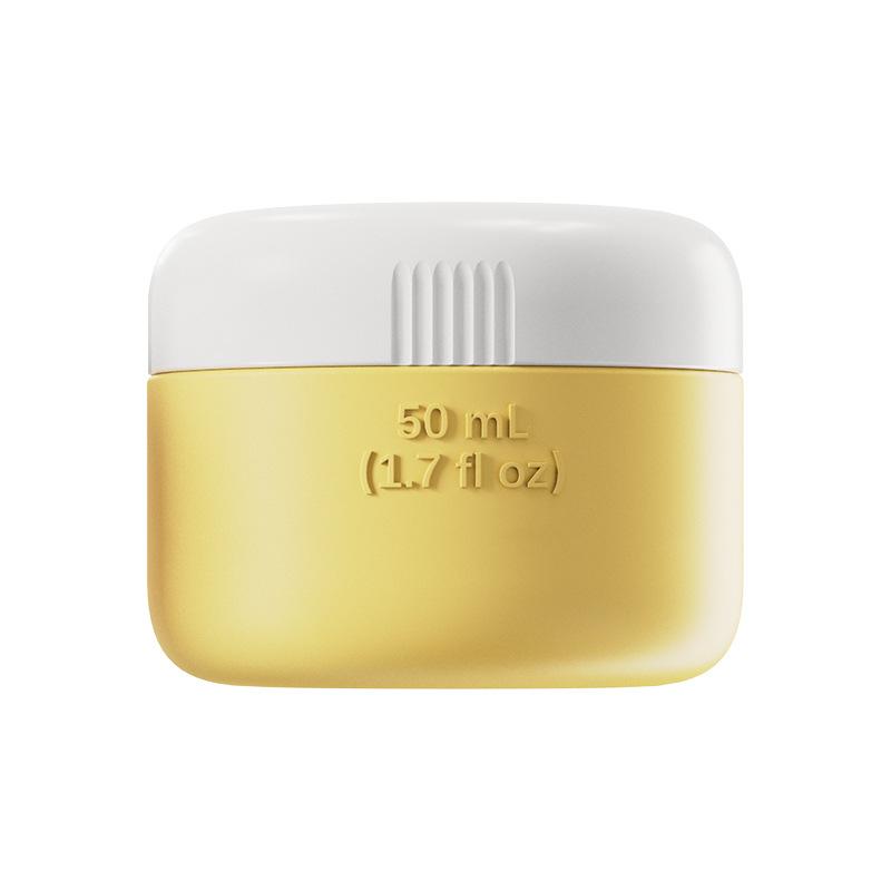 Viral Silicone Travel Pill Box, Mini Refillable Cream Jar Portable Container for Medicine & Lotion, Aesthetic Essential