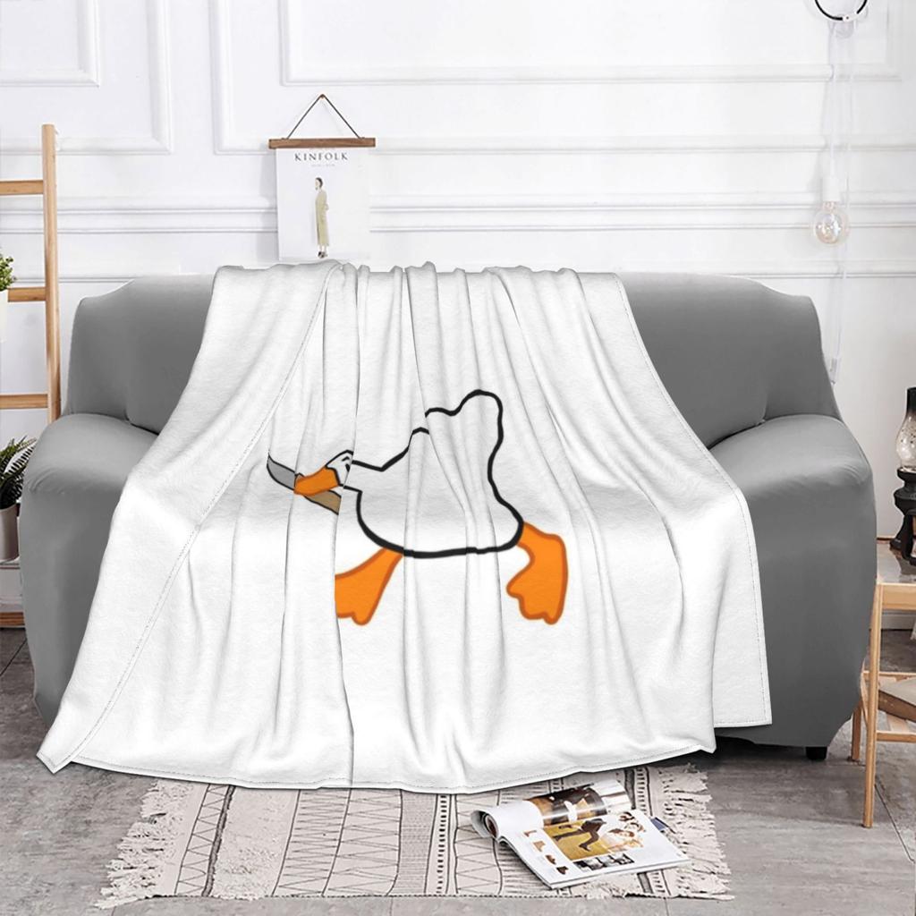 Violent Goose Meme Trend Style Funny Fashion Soft Blanket Angry Goose Violent Goose Goose Meme