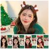 Elk Bowknot Hair Hoop Korean Style Christmas Headband Cute Christmas Hairband  Girls