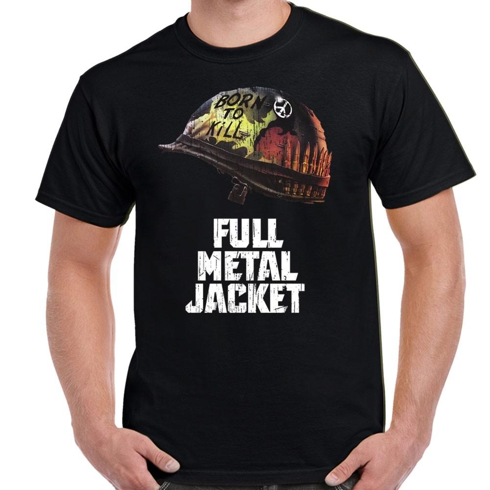 Full Metal Jacket Distressed Black Shirt S разноцветный
