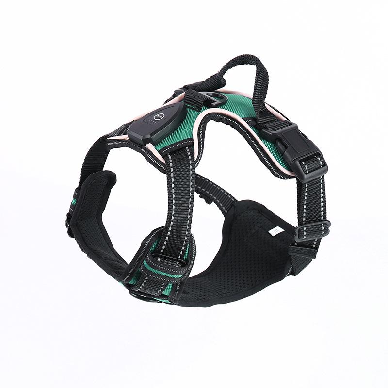 LED Flashing Dog Vest with USB Charging and Explosion-Proof Design