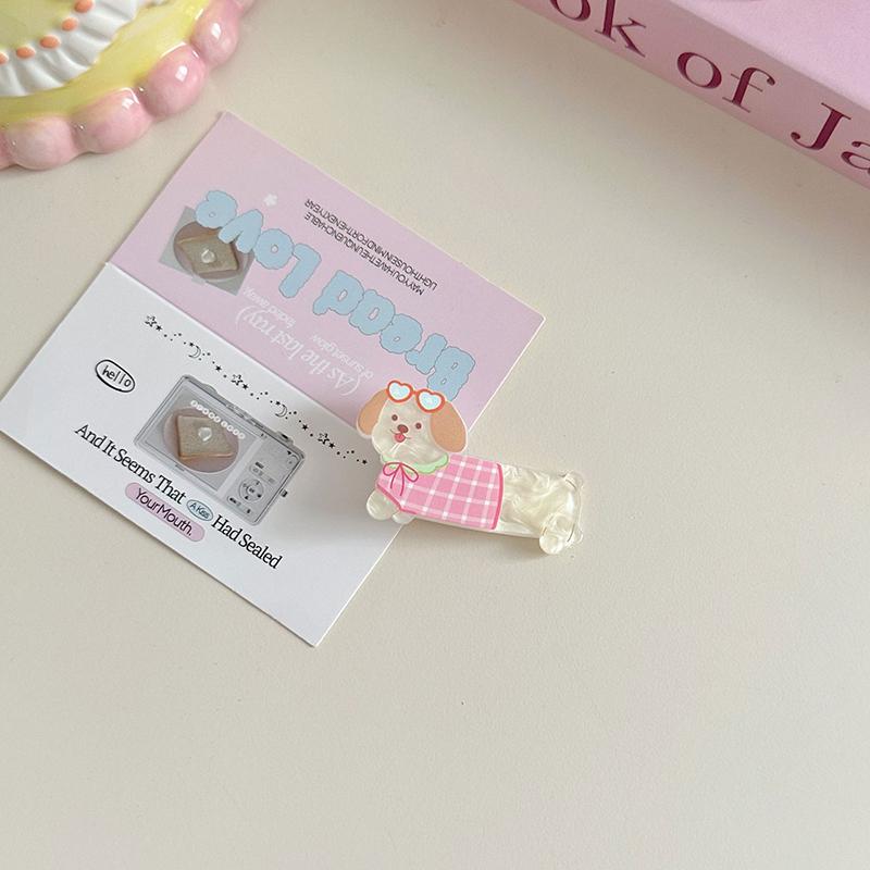 

Милые милые заколки для волос в виде щенков, мультяшные животные, боковые челки, заколки, заколки для волос для женщин и девочек, аксессуары для волос в подарок