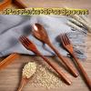 10Pcs/Set Smooth Forks and Spoons Set Food-grade Service Spoon Kit Portable Cutlery Set Kitchen Use