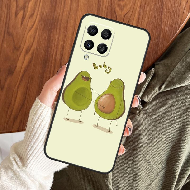 

Cute Avocado Case For Samsung Galaxy M14 M34 M54 M12 M32 M52 M15 M11 M13 M06 M16 M36 M56 M31 M53 M35 M55 Samsung M35