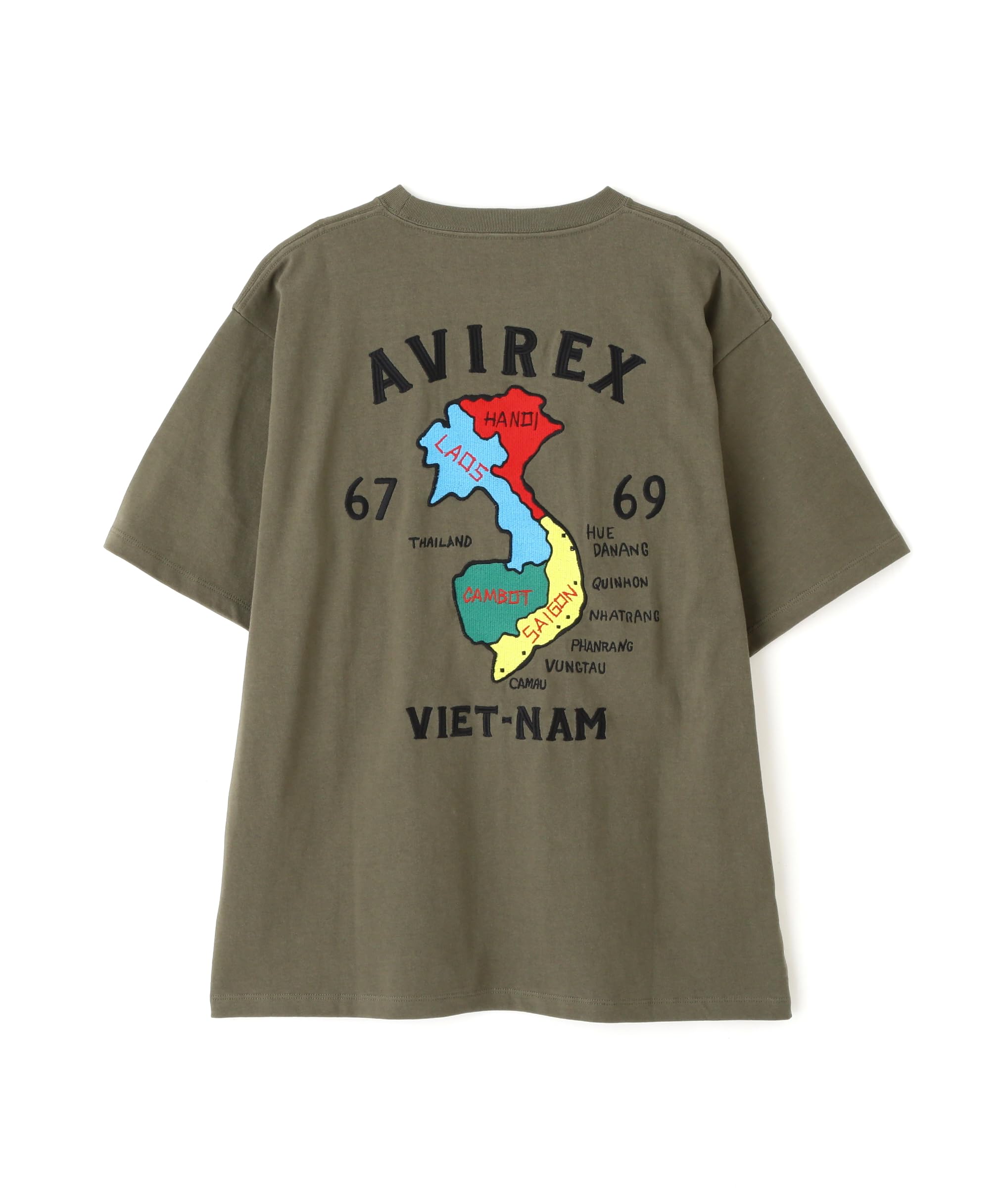 

AVIREX VIETNAM EMBROIDERY T-SHIRT(WEB&DEPOT Exclusive) L 310 olive 783-5134048
