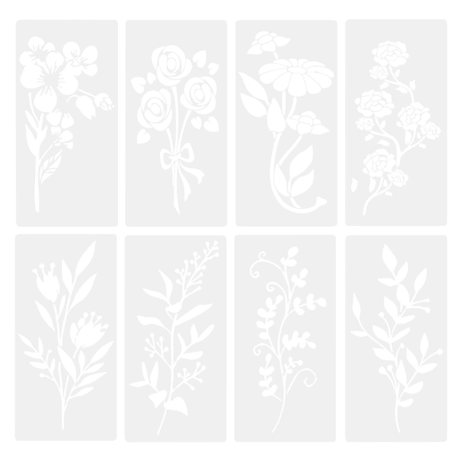 

Садовый забор, большие цветочные трафареты-украшение своими руками, гигантский многоразовый цветочный трафарет для рисования на деревянных стенах, узор забора