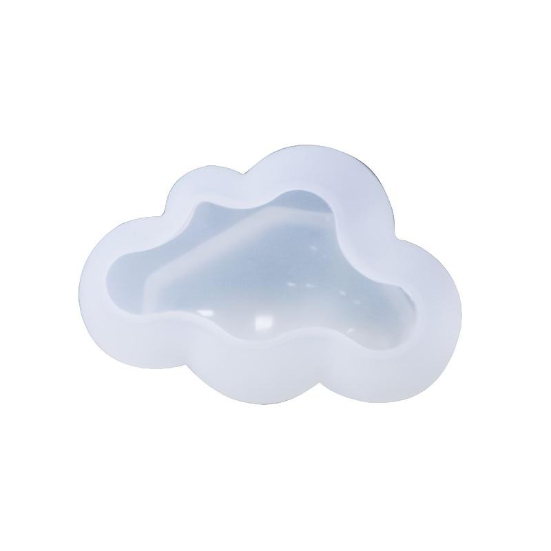1pc 3D Cloud Shape Silicone Mold, Scented Candle Silicone Mold