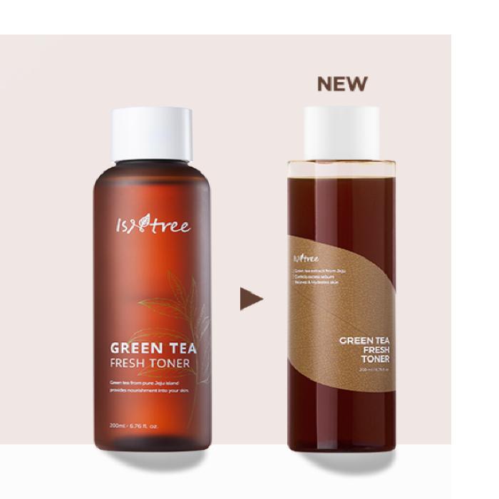 ISNTREE Tonique frais au thé vert renouveau 200 ml