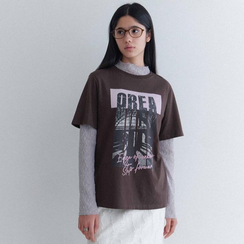 On On LeTTering PoinT T shirT New6me310